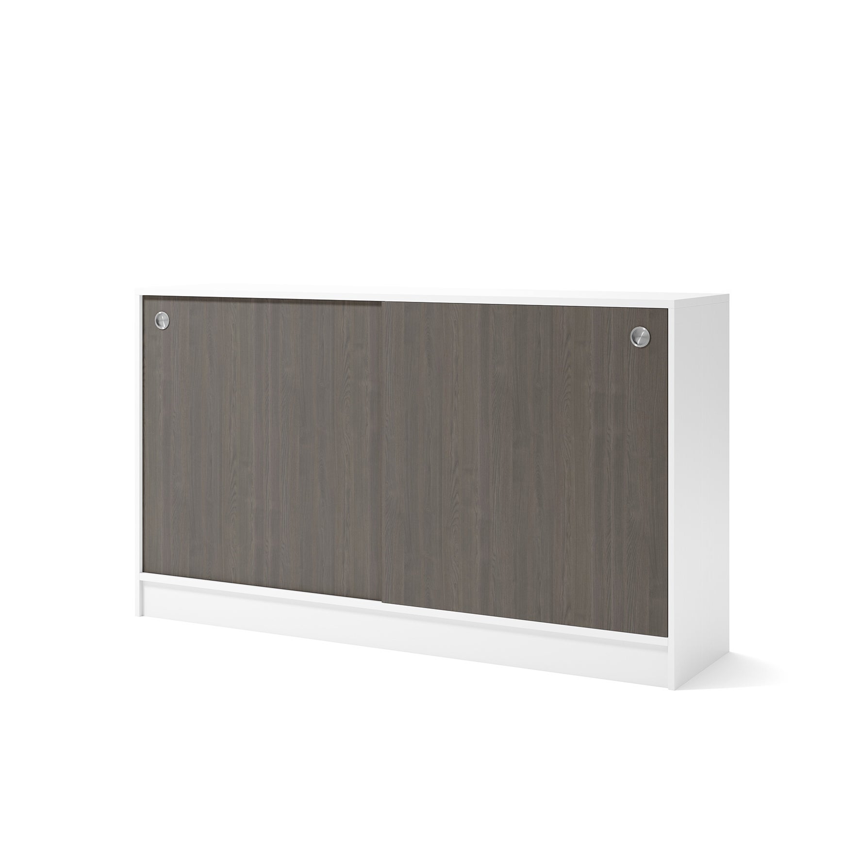 Skåp 1600x415x925 mm Vit/Mörk ask