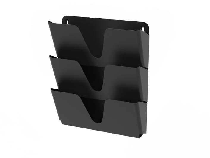 Blankettfack ALBA 3st metal fack svart