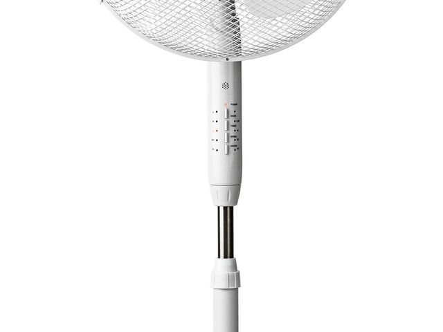 Stativfläkt NEDIS 40 cm 45W + fjärr vit