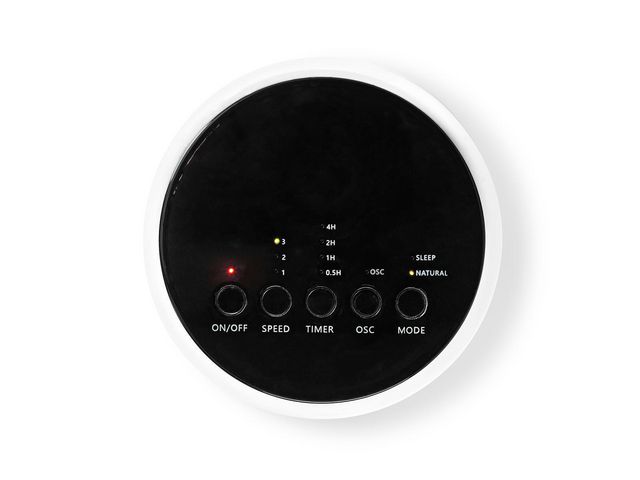 Tornfläkt NEDIS 74 cm 45W + fjärr vit