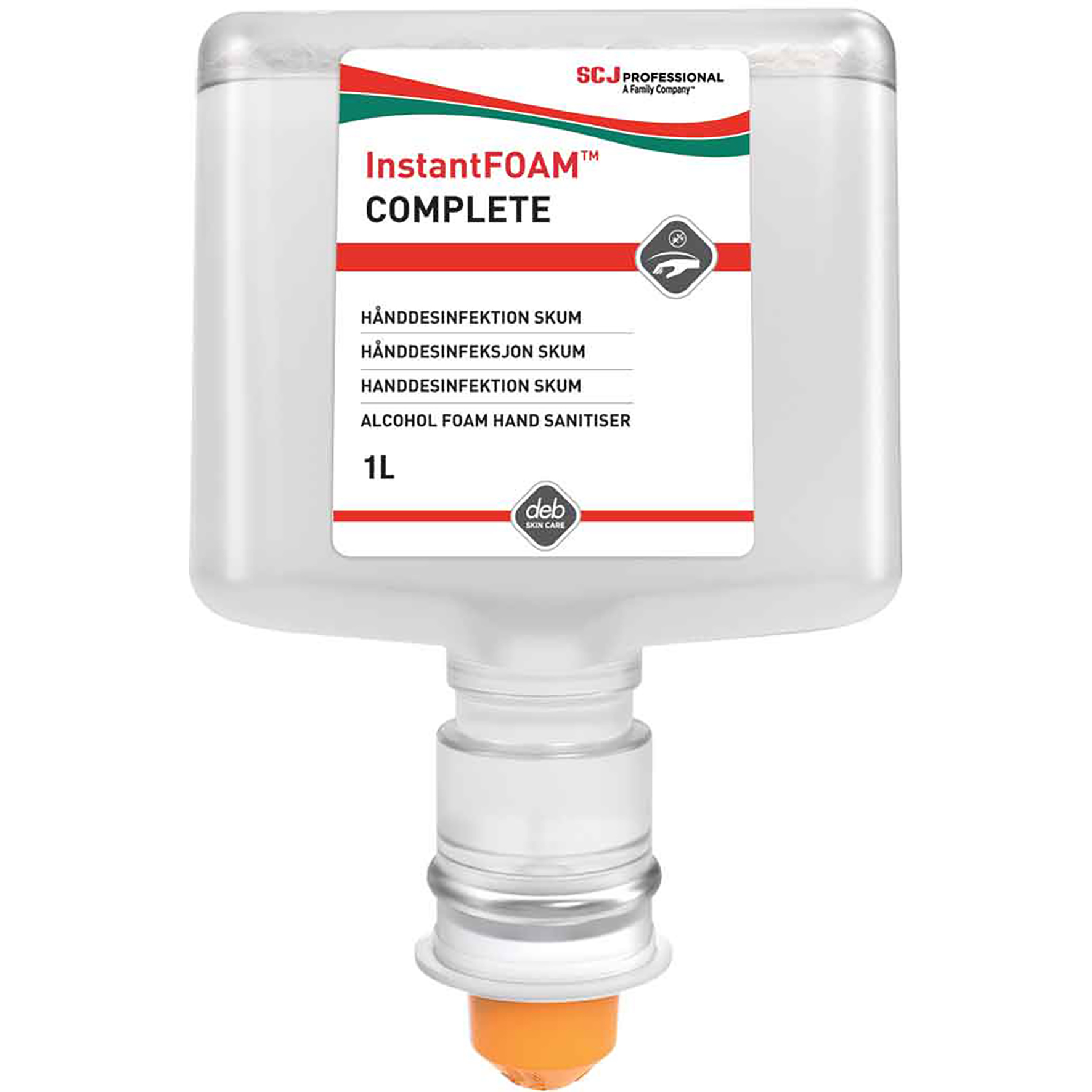 Handdesinfektion InstantFOAM Complete 80% 1 liter TF