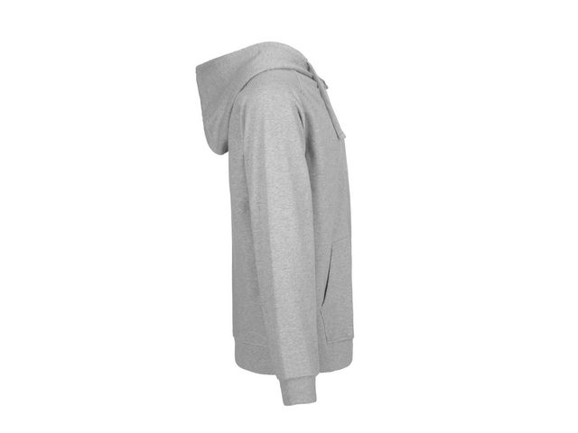 Hoodie zip NEUTRAL O63301 herr grå