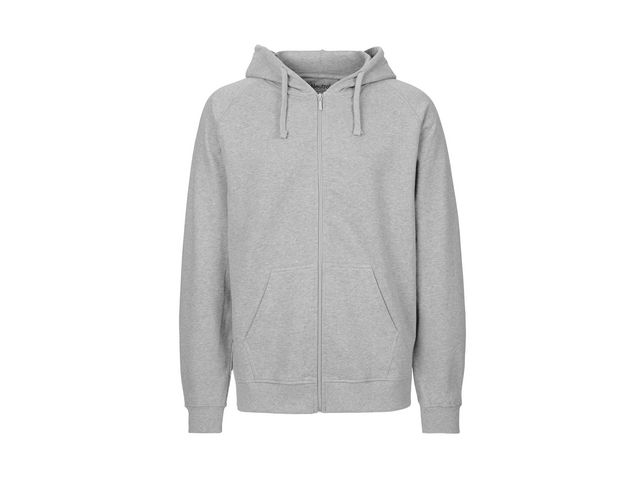 Hoodie zip NEUTRAL O63301 herr grå M