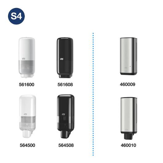 Handdesinficerande skum utan alkohol Tork S4 1 liter