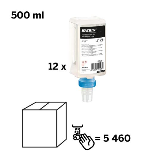 Handdesinfektion Gel Touchfree 500 ml Katrin