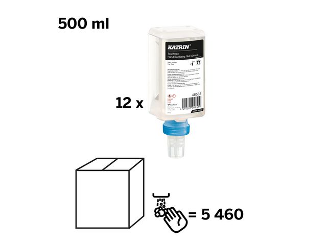 Handdes Touchfree Gel80% 500ml