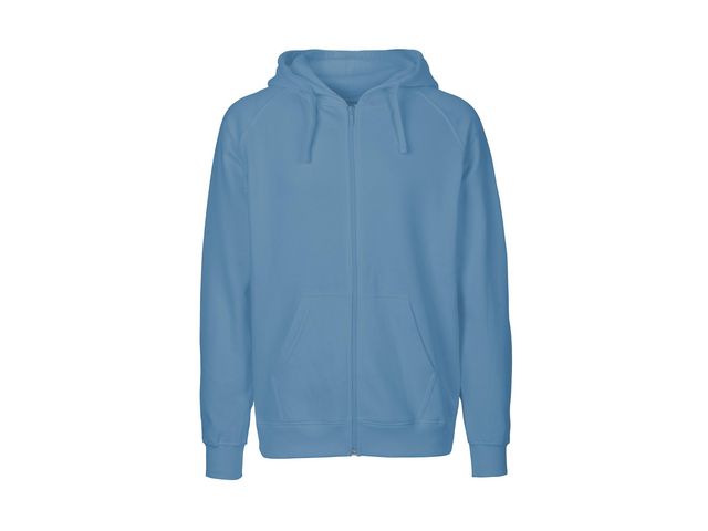 Hoodie zip NEUTRAL O63301 herr blå