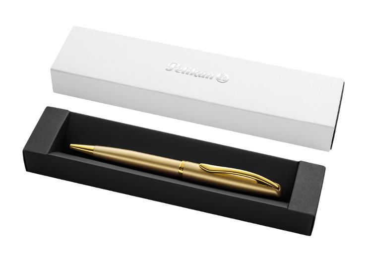 Kulpenna Pelikan Jazz Noble guld 1mm blå