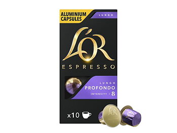 Kaffekapslar LOR LUNGO 8 PROFONDO 10/fp