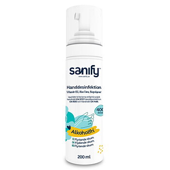 Handdesinfektion alkoholfri 200 ml skum