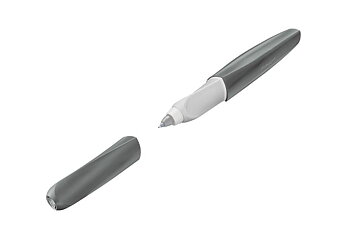 Bläckkulpenna Pelikan Twist grå 1mm blå