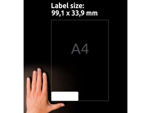 Etikett L7162 99,1x33,9mm 1600/fp