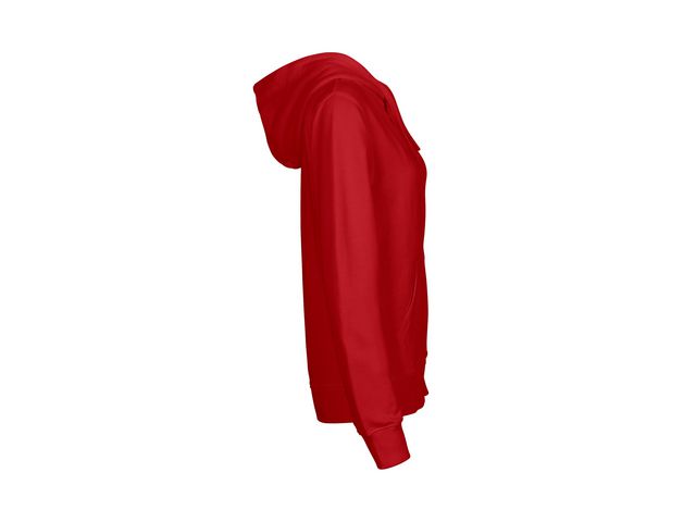 Hoodie zip NEUTRAL O83301 dam röd
