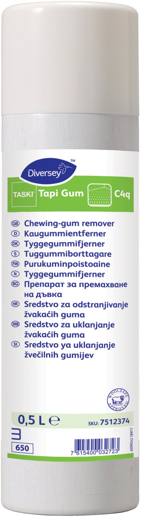 Kylspray Taski Tapi Gum W412 0,5 liter