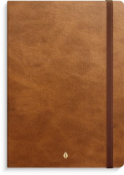 Anteckningsbok BURDE Deluxe A5 brun
