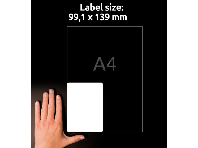 Etikett L7169 99,1x139,0mm 400/fp