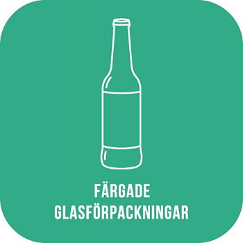 Dekal NORDEX färgad glasförpackning
