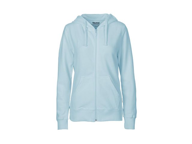 Hoodie zip NEUTRAL O83301 dam blå M