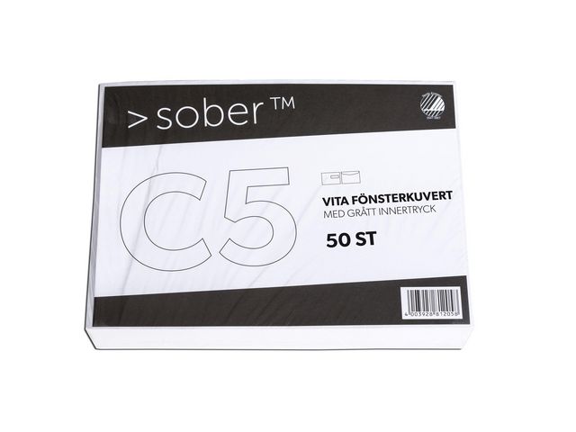 Kuvert konsument fp C5H2 FH vit 50/fp
