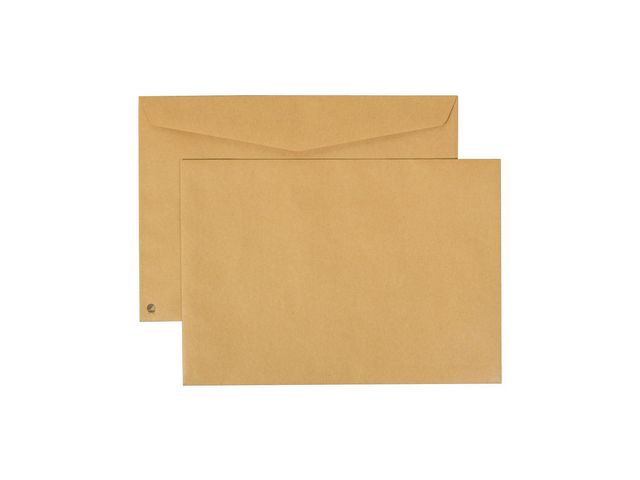 Kuvert SOBER C4 100g FH brun 500/fp