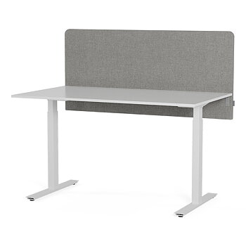 Bordsskärm Selma 1600 x 650 mm Grå