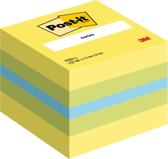 Notes POST-IT minikub 51x51mm lemon