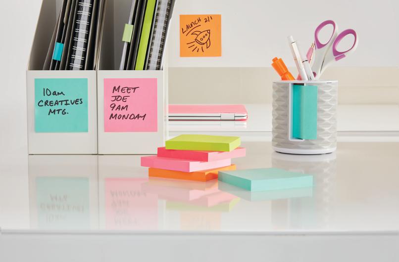 Notes POST-IT kub 76x76mm blå/vit