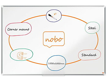 Whiteboard NOBO premium stål 150x100cm