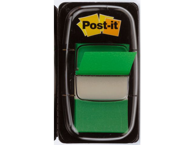 Index POST-IT 25,4x43,2mm grön 50/fp