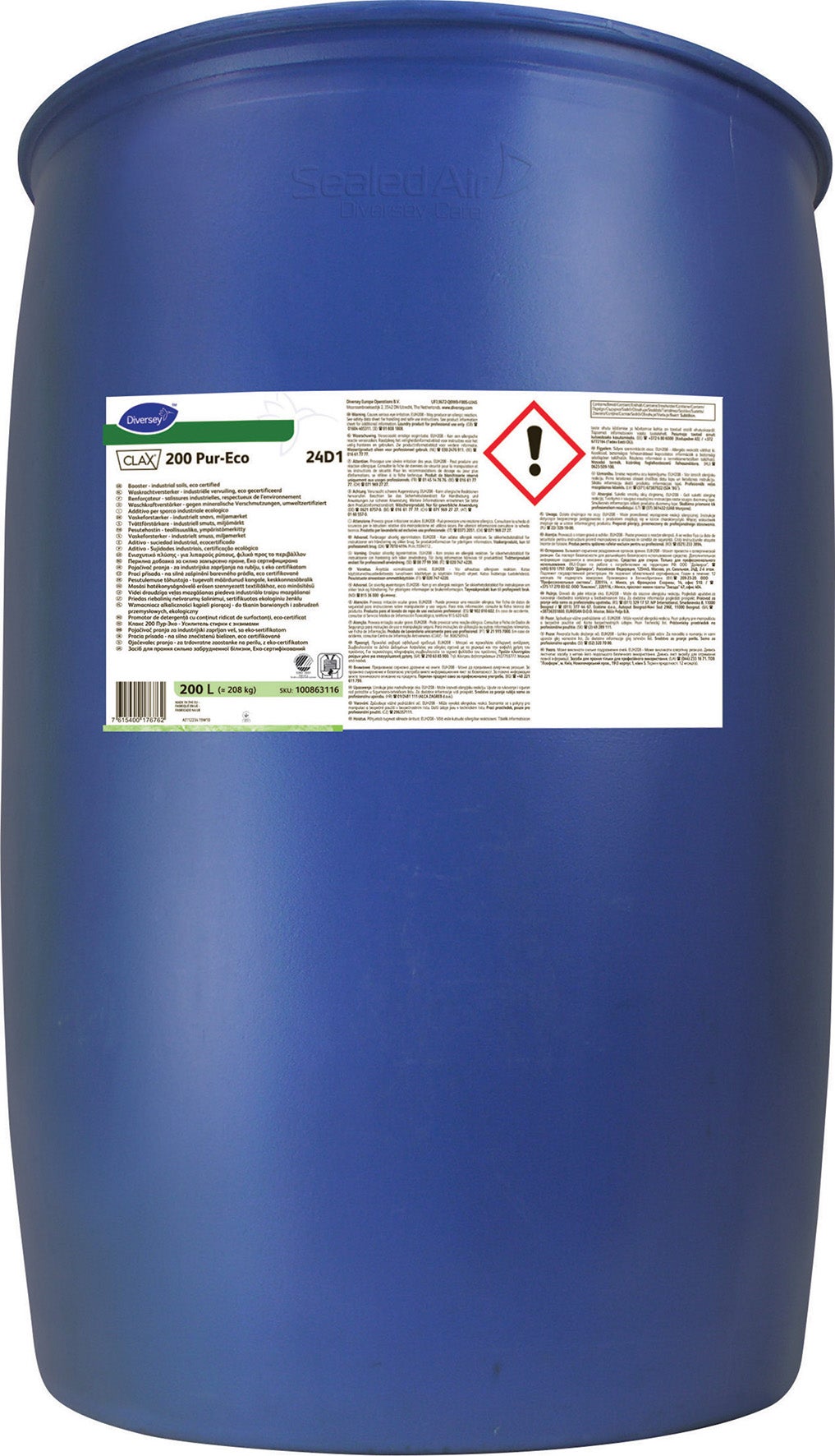 Tvättförstärkare Clax 200 PurEco 200 liter