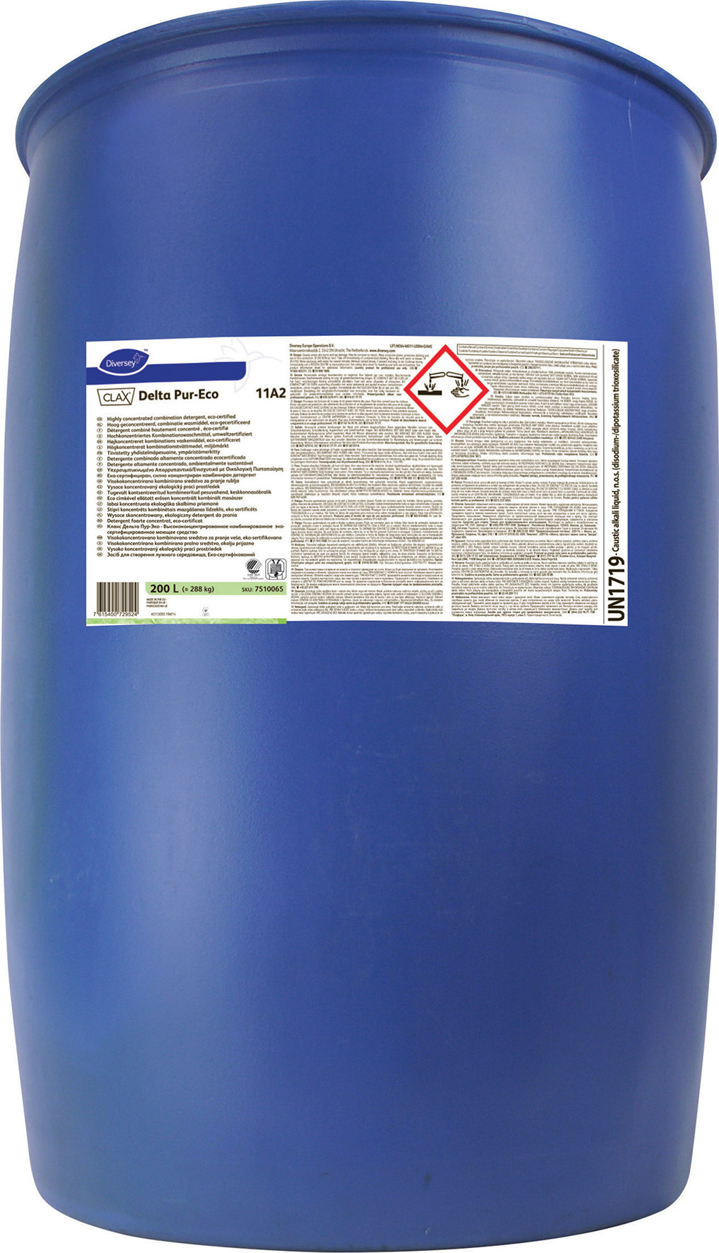 Tvättmedel flytande Clax Delta Pur-Eco 200 liter