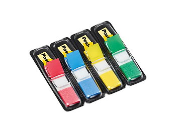 Index POST-IT 12X43mm r/b/g/g 140/fp