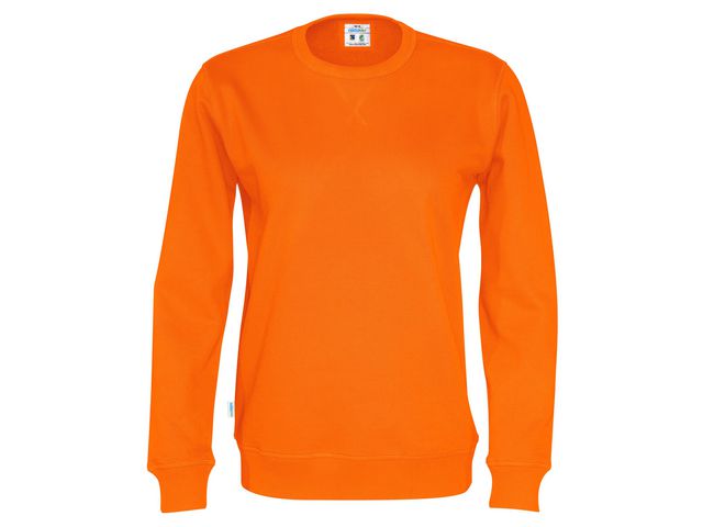 Sweatshirt Crew Neck hr GOTS orange 2XL