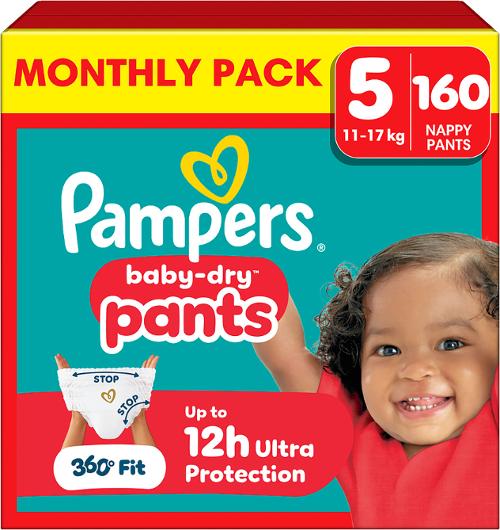 Blöja PAMPERS Baby Dry 11-17kg 160/fp