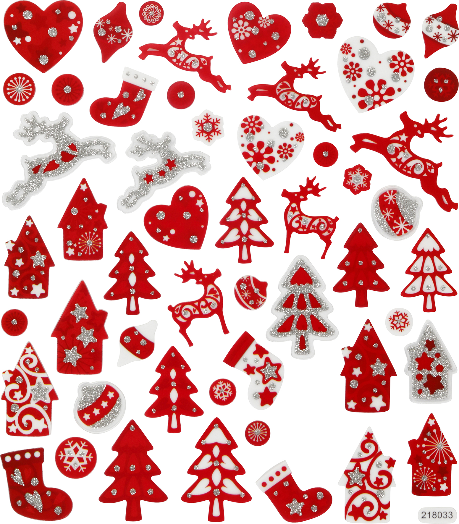 Stickers r&ouml;d/vit jul 54/fp