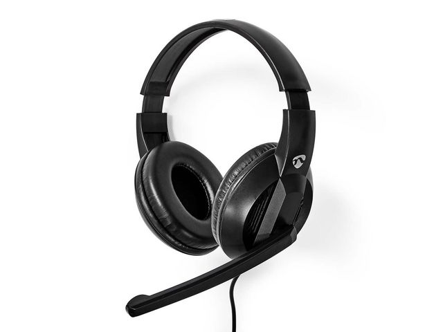 Headset NEDIS CHSTU210BK OverEar USB-A/C