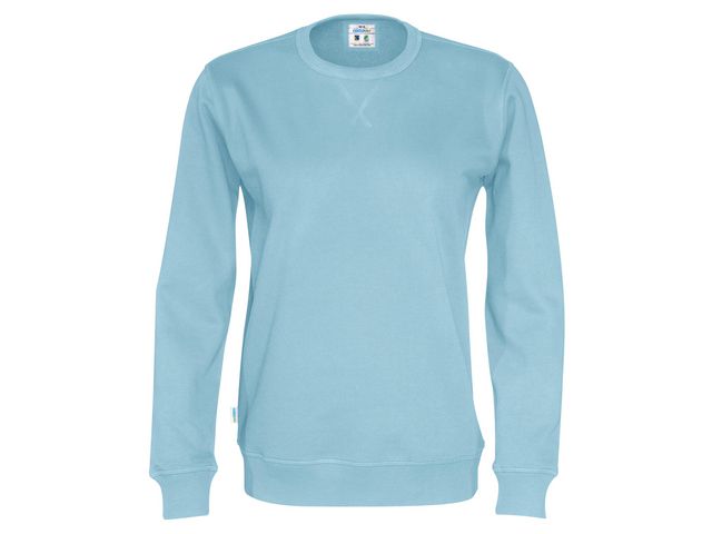 Sweatshirt Crew Neck GOTS skye blue XXS
