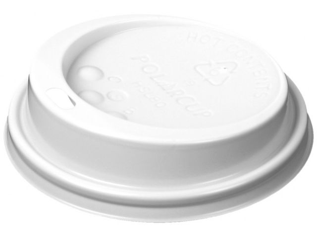 Lock till 250ml bägare vit 100/fp