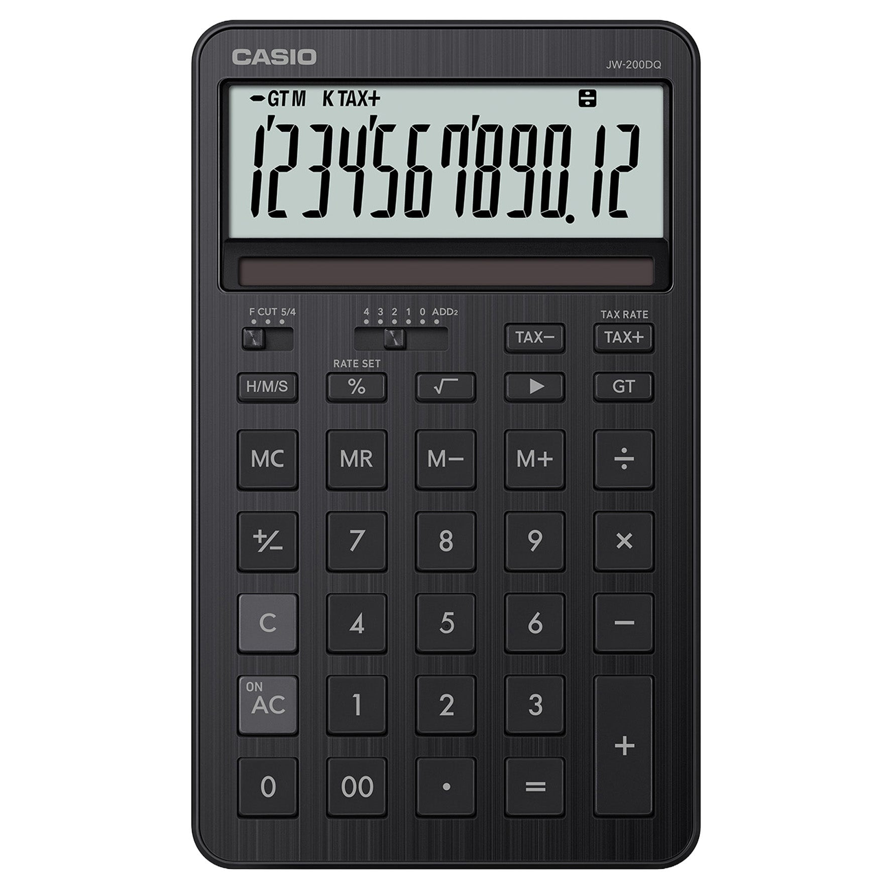 Bordsräknare Casio JW-200DQ svart
