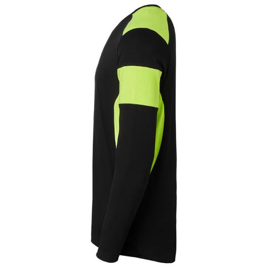T-shirt l/ä TOP SWEDE 212 sv/fl gul