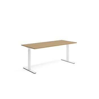 Skrivbord 1800 x 800 mm Ek/Vit