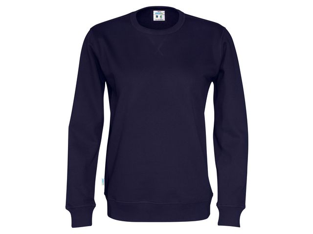 Sweatshirt Crew Neck hr GOTS navy