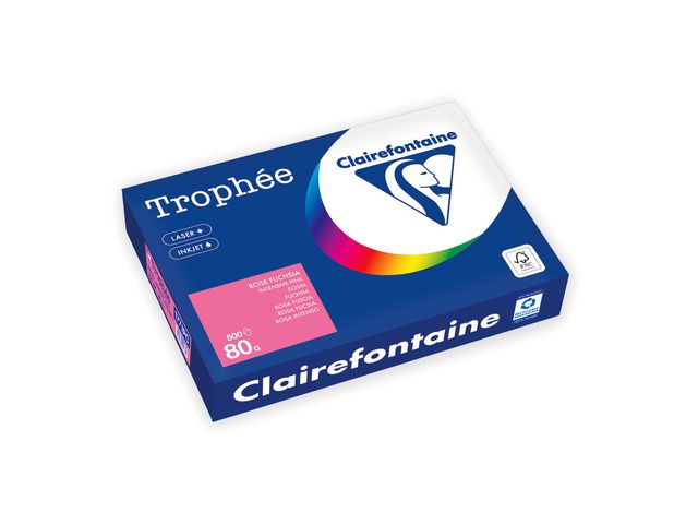 Kop.ppr TROPH&Eacute;E A4 80g oh cerise 500/fp