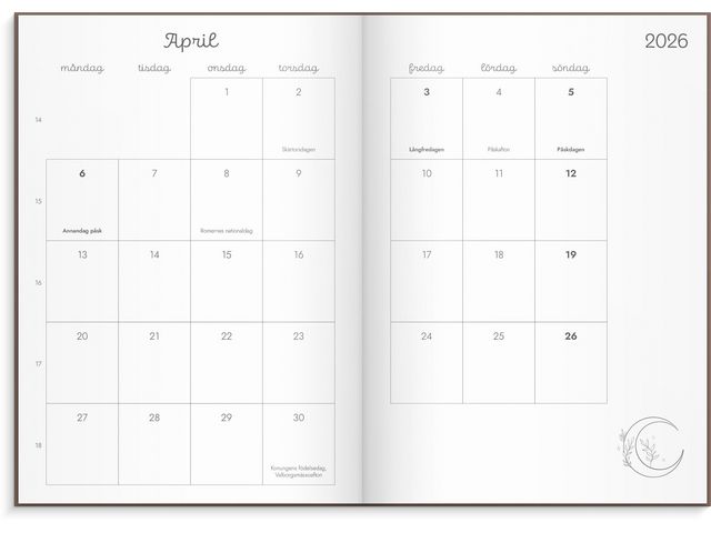 Kalender Doodle inbunden