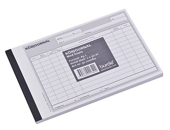 Körjournal A5L 2-färg 2x50