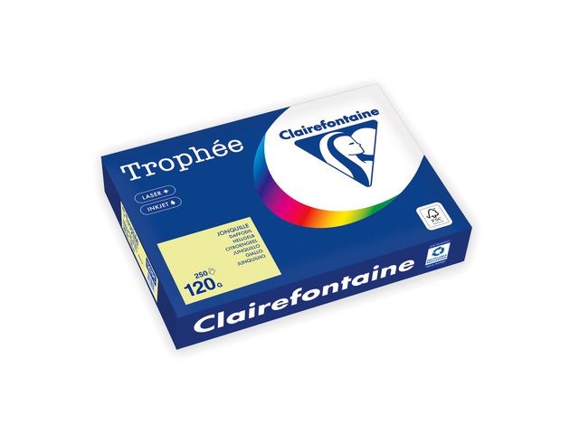 Kop.ppr TROPH&Eacute;E A4 120g oh citron 250/fp