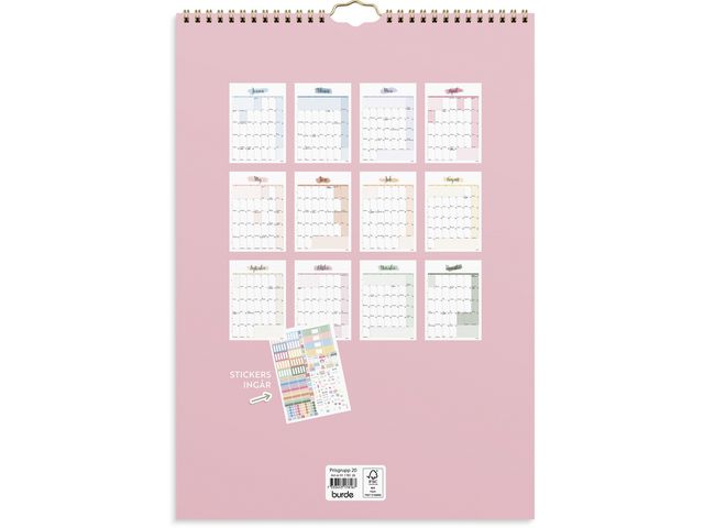 Väggkalender Life Organizer 2026