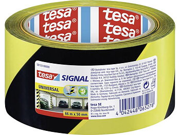 Golvmarkering TESA Sign. 50mmx66m gul/sv