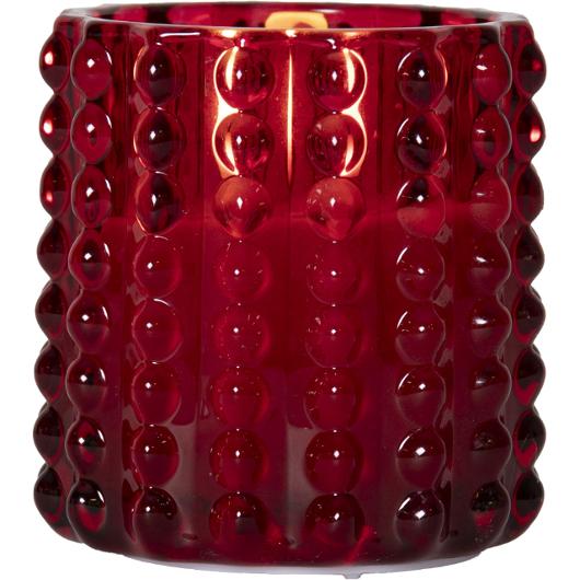 Ledljus STAR TRADING Dotty röd 9,5cm