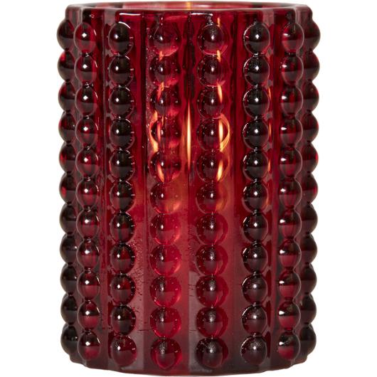 Ledljus STAR TRADING Dotty röd 12,5cm